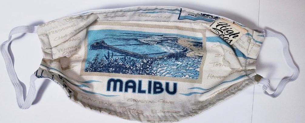 San Onofre Surfing  Mask   100% Cotton Made in USA